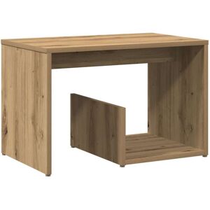 Vidaxl - Side Table Artisan Oak 59x36x38 cm Engineered Wood Vidaxl - Side Table Artisan Oak 59x36x38 cm Engineered Wood
