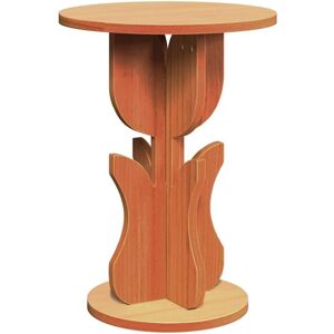 vidaXL Brown Round Side Table 39.5x39.5x53.5 cm vidaXL Brown Round Side Table 39.5x39.5x53.5 cm