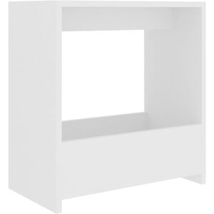 Side Table White 50x26x50 cm Engineered Wood Vidaxl Side Table White 50x26x50 cm Engineered Wood Vidaxl