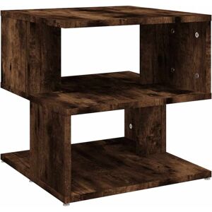Vidaxl - Side Table Smoked Oak 40x40x40 cm Engineered Wood Vidaxl - Side Table Smoked Oak 40x40x40 cm Engineered Wood