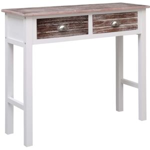 Console Table Brown 90x30x77 cm Wood Vidaxl Console Table Brown 90x30x77 cm Wood Vidaxl