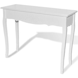 Dressing Console Table White Vidaxl Dressing Console Table White Vidaxl