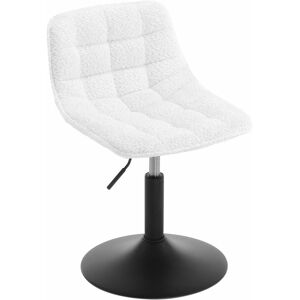 WOLTU Set of 1 Chenille Upholstered Swivel Dining Chair, White WOLTU Set of 1 Chenille Upholstered Swivel Dining Chair, White