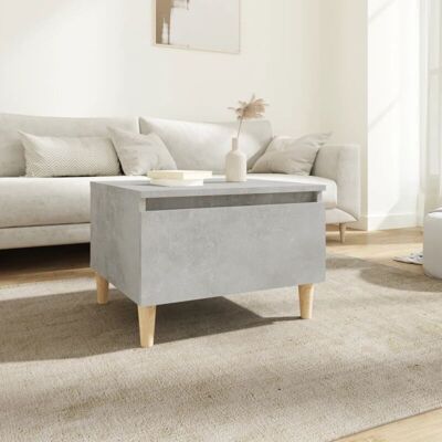 vidaXL 1/2x Side Table Concrete Grey - Side Table vidaXL 1/2x Side Table Concrete Grey - Side Table