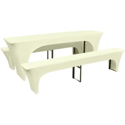 vidaXL Three-piece Cover Set for Beer Table/Bench - Slipcover Protection vidaXL Three-piece Cover Set for Beer Table/Bench - Slipcover Protection