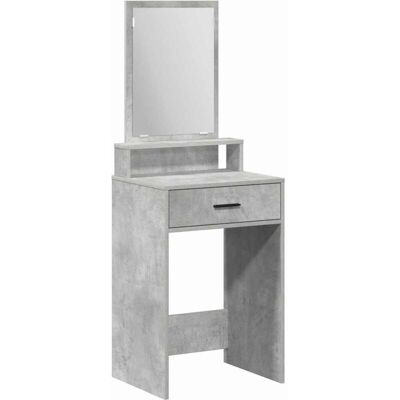 vidaXL Grey MDF 50x41x140cm Rectangular Dressing Table vidaXL Grey MDF 50x41x140cm Rectangular Dressing Table