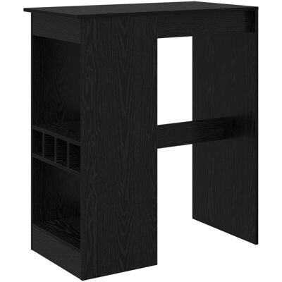 Bar Table Black Oak 90 x 47.5 x 103.5 cm Engineered Wood vidaXL Bar Table Black Oak 90 x 47.5 x 103.5 cm Engineered Wood vidaXL