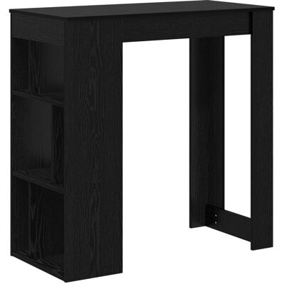 Bar Table Black Oak 102 x 50 x 103.5 cm Engineered Wood vidaXL Bar Table Black Oak 102 x 50 x 103.5 cm Engineered Wood vidaXL