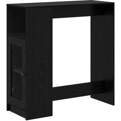 Bar Table Black Oak 101 x 40 x 103.5 cm Engineered Wood vidaXL Bar Table Black Oak 101 x 40 x 103.5 cm Engineered Wood vidaXL