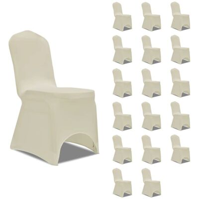vidaXL Chair Cover Stretch Cream - Chair Type vidaXL Chair Cover Stretch Cream - Chair Type