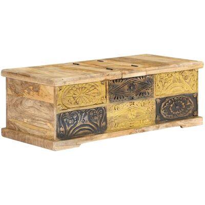 Coffee Table 100x50x35 cm Solid Mango Wood vidaXL Coffee Table 100x50x35 cm Solid Mango Wood vidaXL