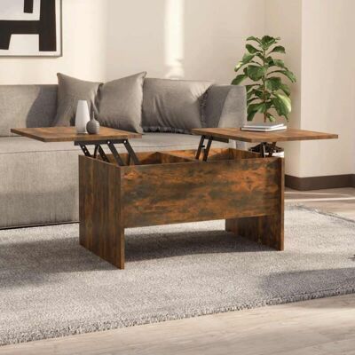 vidaXL Coffee Table - Fumed Oak - Modern Design vidaXL Coffee Table - Fumed Oak - Modern Design