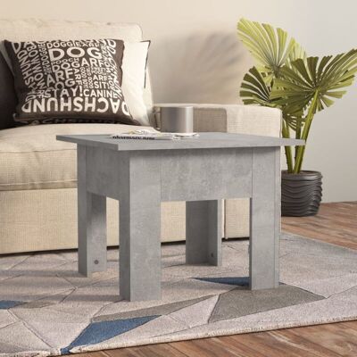 vidaXL Coffee Table Grey Concrete 55x55x42 cm - Coffee Table vidaXL Coffee Table Grey Concrete 55x55x42 cm - Coffee Table