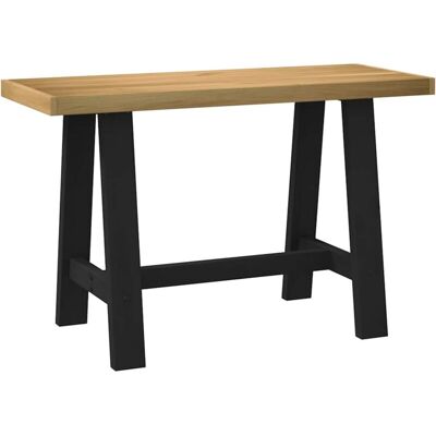 Desk noain A-Shaped Legs 120x50x75 cm Solid Wood Pine Vidaxl Desk noain A-Shaped Legs 120x50x75 cm Solid Wood Pine Vidaxl
