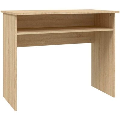 vidaXL Sonoma Oak Desk - Space-saving 90cm - Desk vidaXL Sonoma Oak Desk - Space-saving 90cm - Desk