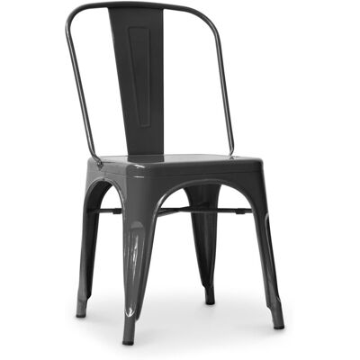PRIVATEFLOOR Steel Dining Chair - Industrial Design - New Edition - Stylix PRIVATEFLOOR Steel Dining Chair - Industrial Design - New Edition - Stylix