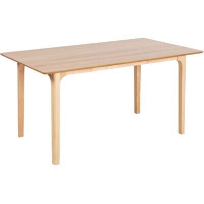 Beliani - DELMAS Light Wood 160 x 90 cm Dining Table - Dining Table Beliani - DELMAS Light Wood 160 x 90 cm Dining Table - Dining Table