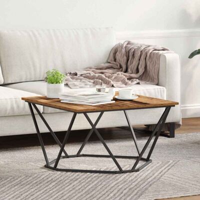 Vidaxl Wooden Rustic Coffee Table - Coffee Table Vidaxl Wooden Rustic Coffee Table - Coffee Table