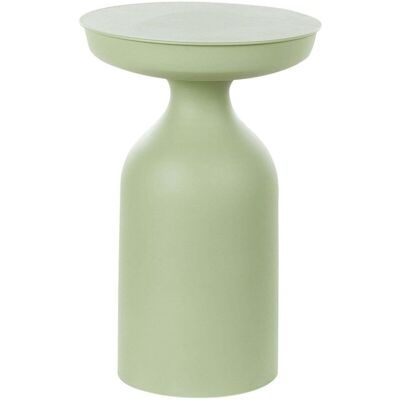 Beliani Side Table Light Green Iron - Side Table - Modern Design Beliani Side Table Light Green Iron - Side Table - Modern Design