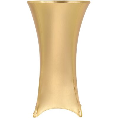 vidaXL 70cm Gold Stretch Table Cover - Event Protector vidaXL 70cm Gold Stretch Table Cover - Event Protector