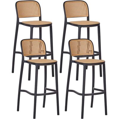 Beliani Plose Stackable Barstool - Modern Style Beliani Plose Stackable Barstool - Modern Style