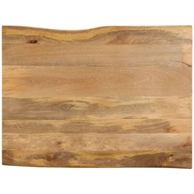 vidaXL Dining Table Top Live Edge Solid Wood Mango - 90x80 cm vidaXL Dining Table Top Live Edge Solid Wood Mango - 90x80 cm
