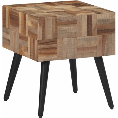 vidaXL End Table - Reclaimed Teak - 40x40x45 cm - Modern Style vidaXL End Table - Reclaimed Teak - 40x40x45 cm - Modern Style