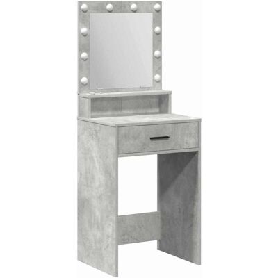 vidaXL Grey Beton Particle Board 50x41x135cm Mirror vidaXL Grey Beton Particle Board 50x41x135cm Mirror