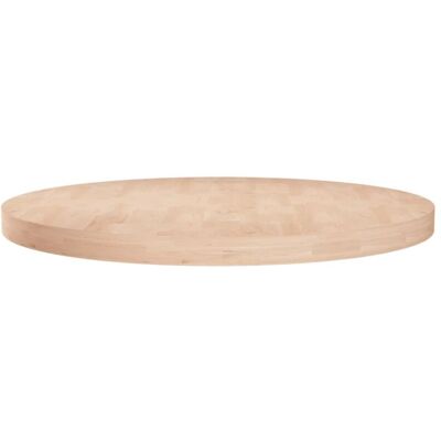 vidaXL Solid Wood Oak Round Table Top - 60 x 4 cm vidaXL Solid Wood Oak Round Table Top - 60 x 4 cm