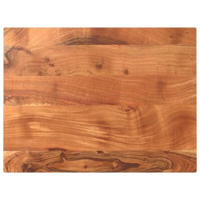 VidaXL Solid Acacia Wood Rectangular Tabletop - Rustic Style VidaXL Solid Acacia Wood Rectangular Tabletop - Rustic Style