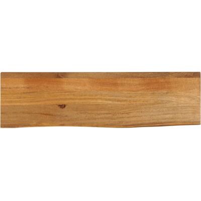 vidaXL Mango Wood Live Edge Dining Table Top 120x30cm vidaXL Mango Wood Live Edge Dining Table Top 120x30cm