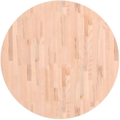 Table Top Ø90x2.5 cm Round Solid Wood Beech Vidaxl Table Top Ø90x2.5 cm Round Solid Wood Beech Vidaxl