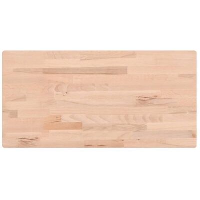 Table Top 100x50x1.5 cm Rectangular Solid Wood Beech Vidaxl Table Top 100x50x1.5 cm Rectangular Solid Wood Beech Vidaxl