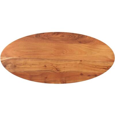 vidaXL 100x40x3.8 cm Oval Solid Wood Acacia Table Top - Table vidaXL 100x40x3.8 cm Oval Solid Wood Acacia Table Top - Table