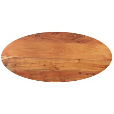 vidaXL Oval Solid Wood Acacia Table Top - 90x40x2.5 cm vidaXL Oval Solid Wood Acacia Table Top - 90x40x2.5 cm