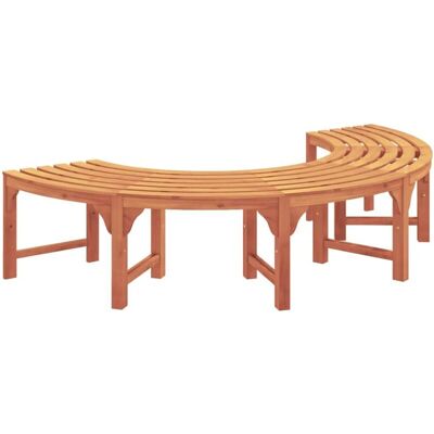 Vidaxl Eucalyptus Garden Semi-Circular Bench - Garden Furniture Vidaxl Eucalyptus Garden Semi-Circular Bench - Garden Furniture