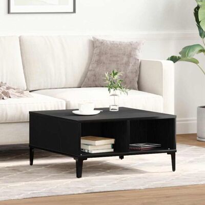 vidaXL Black Oak Coffee Table - Coffee Table vidaXL Black Oak Coffee Table - Coffee Table