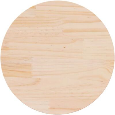 Table Top Ø70x2.5 cm Solid Wood Pine vidaXL Table Top Ø70x2.5 cm Solid Wood Pine vidaXL
