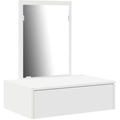 vidaXL White MDF 60 x 40 x 70 cm Cosmetic Table - Cosmetictable vidaXL White MDF 60 x 40 x 70 cm Cosmetic Table - Cosmetictable