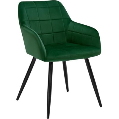 Woltu - Kitchen Dining Velvet chairs Bedroom chairs Living Room Backrest chairs Green Woltu - Kitchen Dining Velvet chairs Bedroom chairs Living Room Backrest chairs Green