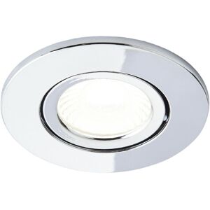 Spa Como Polished Chrome 31mm Fire-rated IP65 5w led Tiltable Bathroom Downlight - SPA-38571-CHR - Polished Chrome - Forum