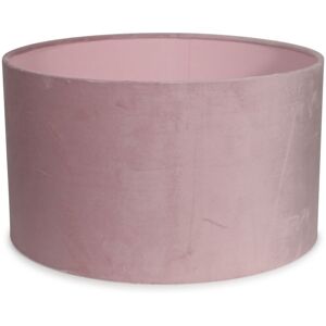 VALUELIGHTS Velvet Ceiling Light Shade Lampshade Drum Pendant Easy Fit - Medium - Blush