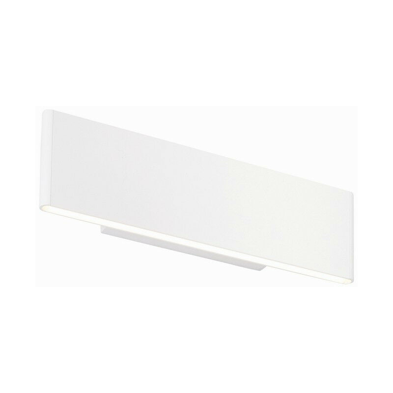 Lighting Bodhi - Integrated led Wall Lamp Textured Matt White Paint & Frosted Acrylic 2 Light Dimmable IP20 - Endon