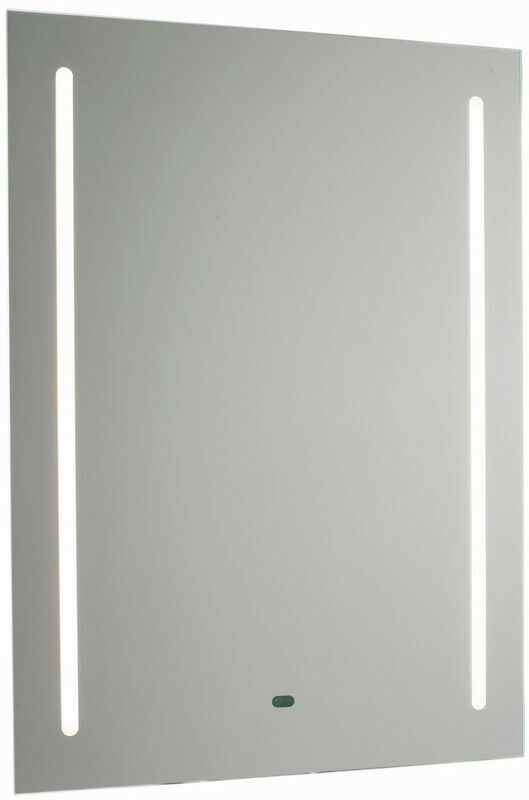 Endon - Mirror - Shaver Wall Lamp Mirrored Glass, Matt Silver Paint