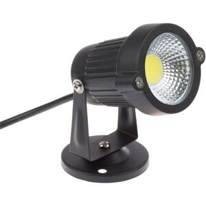 AOUGO 1pcs Cob led Spotlight 5W 220V Adjustable Garden Spot Lights Outdoor Garden Patio Lights,6000k,Cold White