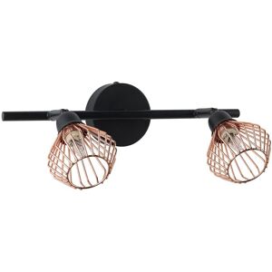 BELIANI Modern Wall Light Adjustable Metal Copper Geometric Shades Pendant Volga s - Copper