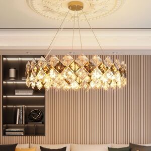 LUVODI 80cm Modern Crystal Chandelier Pendant Ceiling Light Wedding Bedroom Cristal Lustre