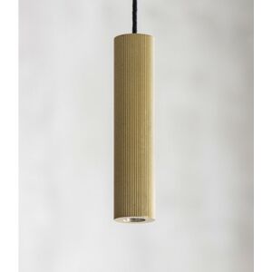 Garden Trading Adelphi Ribbed Brass Bathroom Light Pull + Cord Gold Tone Metal Fan Pully BPST01