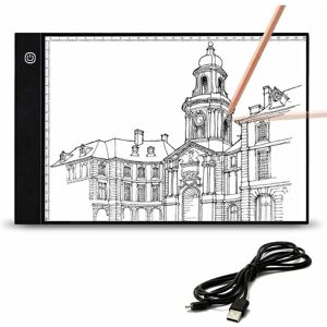 Adjustable Brightness A4 Light Box, led Light Panel with usb Cable for Diamond Painting, Light Drawing, x-ray Sketch Animation Groofoo