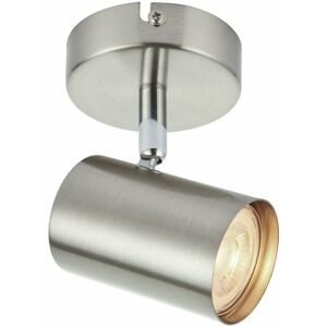 LOOPS Adjustable Ceiling / Wall Spotlight Satin Chrome Round GU10 Kitchen Downlight